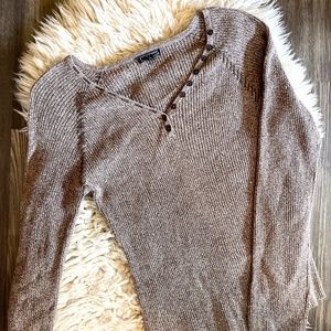 CREAZIONI EFFECI Brown Sweater (Size XL)